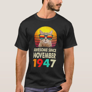 Camiseta Incrível desde novembro de 1947, 75º aniversário C