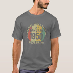 Camiseta Incrível Desde novembro de 1950 Leopard 1950 Nove