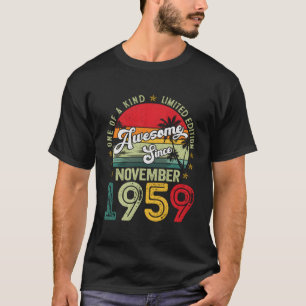 Camiseta Incrível Desde Novembro De 1959 64º Aniversário Of