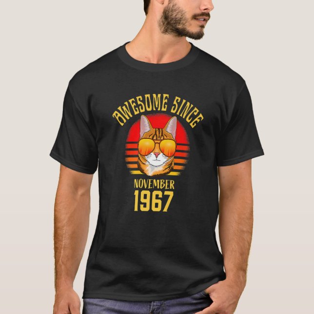 Camiseta Incrível desde novembro de 1967 55º Aniversário Ca (Frente)