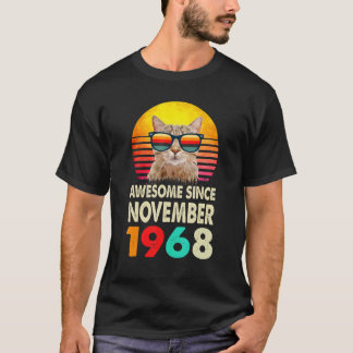 Camiseta Incrível desde novembro de 1968 54º aniversário Ca