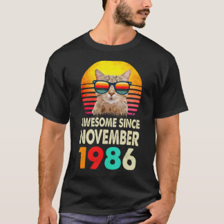 Camiseta Incrível desde novembro de 1986 36º aniversário Ca