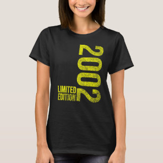 Camiseta Incrível desde o aniversário de 20 de 2002