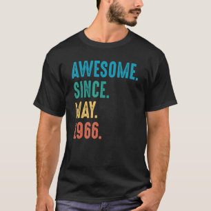 Camiseta Incrível desde o aniversário de maio de 1966