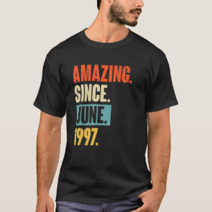 Camiseta Incrível desde o aniversário do 25 de 25 anos de j