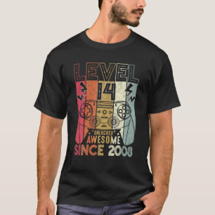 Camiseta Incrível Desde o Aniversário do Nível 14 de 200