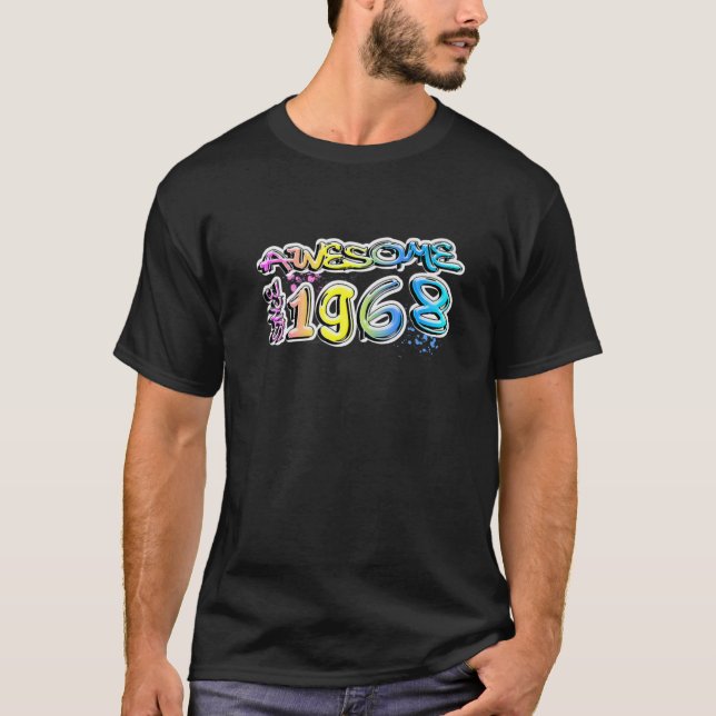 Camiseta Incrível desde o Motif de Grafite de 1968 (Frente)