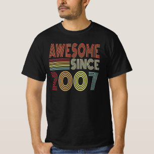 Camiseta Incrível Desde O Nascer Retroativo De 2007 Em Aniv