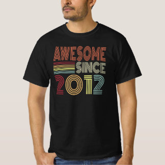 Camiseta Incrível Desde O Nascer Retroativo De 2012 Em Aniv