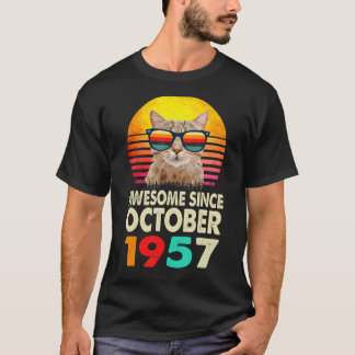 Camiseta Incrível desde outubro de 1957, 65º aniversário Ca