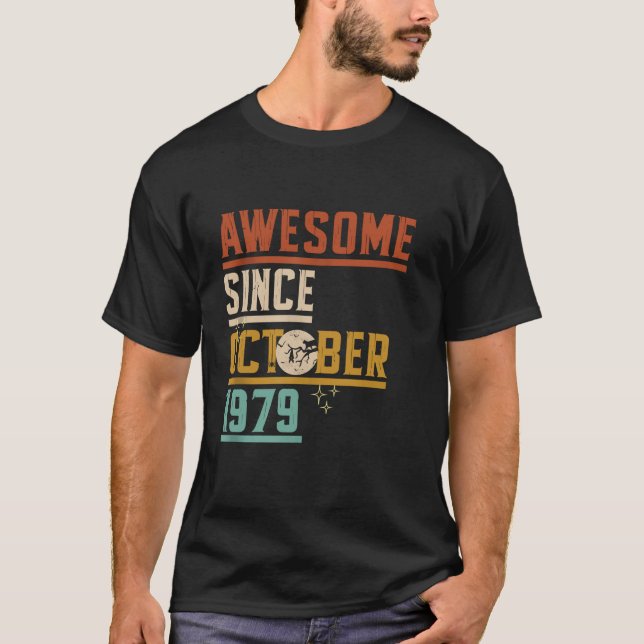 Camiseta Incrível Desde Outubro De 1979, Gato De Lua, Bat S (Frente)