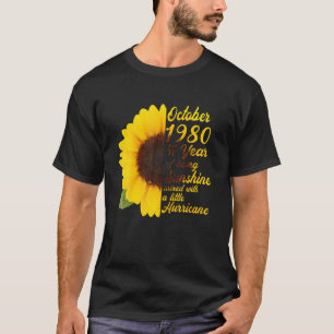 Camiseta Incrível Desde Outubro De 1980 - 41ª Flor De Ani