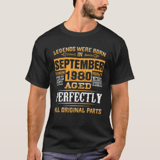 Camiseta Incrível Desde Outubro De 1980 O Aniversário Ofere