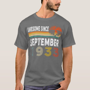 Camiseta Incrível Desde Setembro De 1933