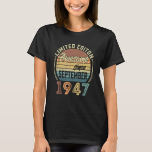 Camiseta Incrível desde setembro de 1947 75º bi