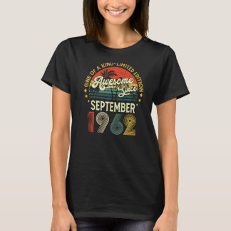 Camiseta Incrível Desde setembro de 1962, 60 anos, 60 anos,
