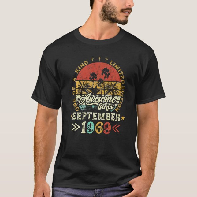 Camiseta Incrível Desde Setembro De 1969 Um Tipo (Frente)