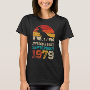 Camiseta Incrível Desde setembro de 1979, 43º Aniversário d