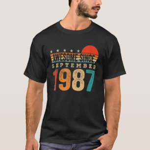 Camiseta Incrível desde setembro de 1987 35º aniversário 35