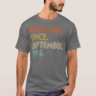 Camiseta Incrível desde setembro de 1994 Vintage 28º Aniver