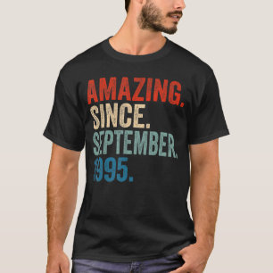 Camiseta Incrível desde setembro de 1995 27º aniversário 27