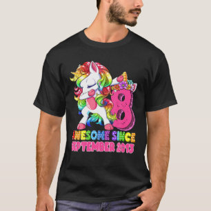 Camiseta Incrível Desde Setembro De 2013 8º Aniversário Do