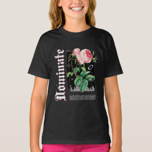 Camiseta incrível design de flores