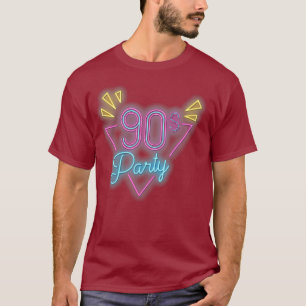 Camiseta incrível Disco Vintage colorida 90s Party Dance
