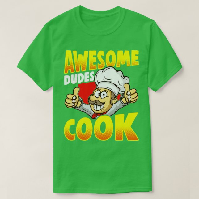Camiseta Incrível Dudes Cook (Frente do Design)