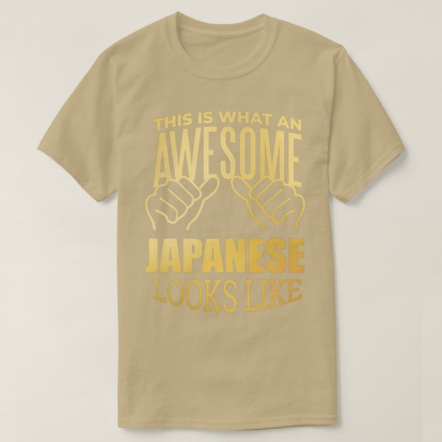 Camiseta Incrível E Engraçado Isto É O Que Um Japão Incríve (Frente do Design)
