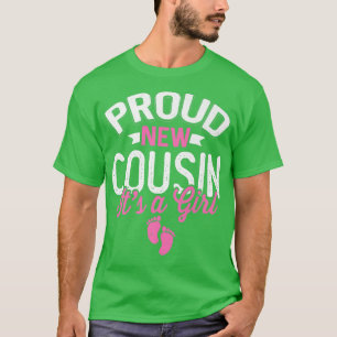 Camiseta Incrível e Legal primo novo, é um gênero feminino
