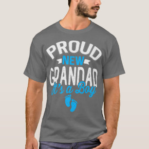 Camiseta Incrível e Legal Vovô Novo É Um Menino Gênero R