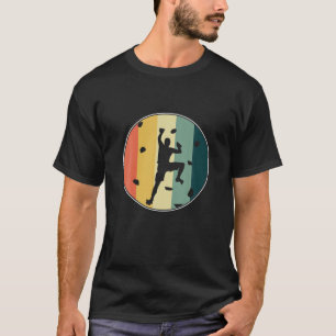 Camiseta Incrível Escalador de Parede Retro Montanhismo Esc