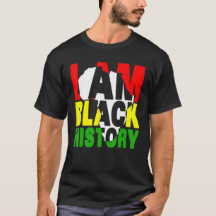 Camiseta Incrível Eu Sou A História Pálida História Negra M