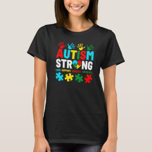 Camiseta Incrível Forte Talentos Úteis Valioso Autismo A