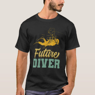 Camiseta Incrível Futuro Mergulhador Scuba Diving Aquaholic