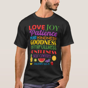 Camiseta Incrível Galatians Fruto Do Espírito Religioso Ve