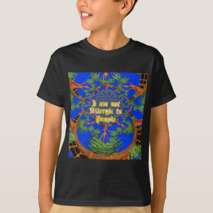 Camiseta Incrível Hakuna Matata Eu não sou alérgico a pesso