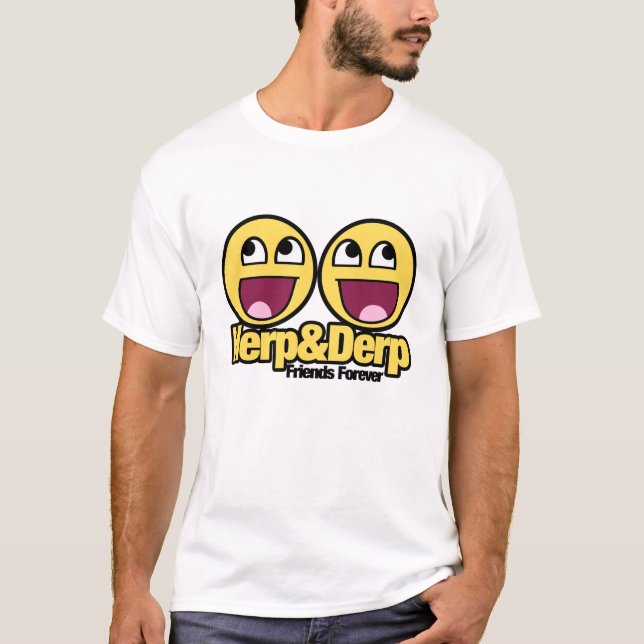 Camiseta Incrível Herp e Derp (Frente)