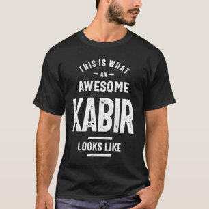 Camiseta Incrível Kabir Funny Novelty Dona Nome
