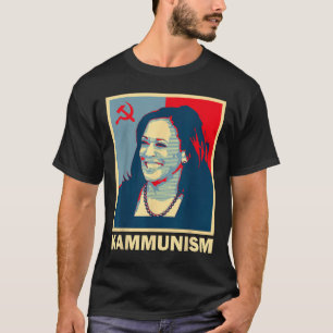 Camiseta Incrível Kamala Harris Kammunismo Comunismo Harris