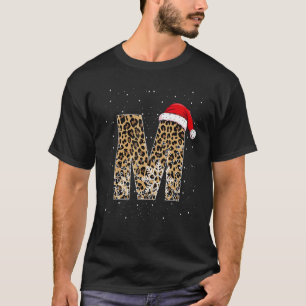 Camiseta Incrível - Letra M Nome Inicial Cristo Leopardo