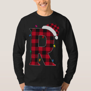 Camiseta Incrível - Letra R Nome Inicial Cristo de Xadrez d
