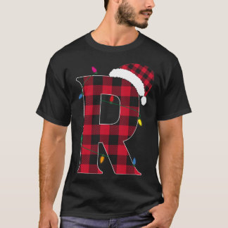Camiseta Incrível - Letra R Nome Inicial Cristo de Xadrez d