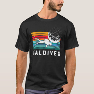 Camiseta Incrível Maldivas Mergulho Scuba Maldivas Lembranç
