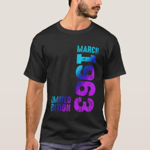 Camiseta Incrível Março 1963 Desde 1963 Vintage 1963 Retro