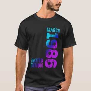 Camiseta Incrível Março 1986 Desde 1986 Vintage 1986 Retro 