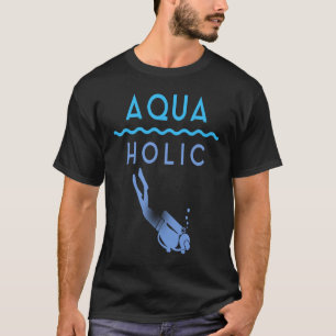 Camiseta Incrível Mergulho Escorvado Aquaholic