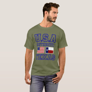 Camiseta Incrível Patriótico Autêntico Texas