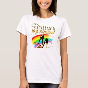 CAMISETA INCRÍVEL PERSONALIZADO 16 E FABULOSO ROUPA